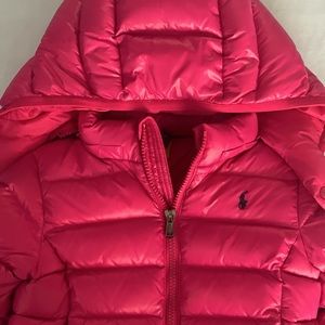 Polo Pink Puffer Jacket